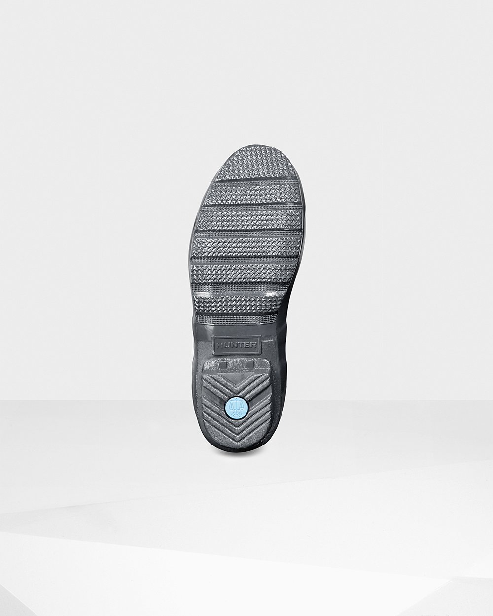 Krótkie Gumowce Damskie - Hunter Original Gloss - Szare - ICGV-67542